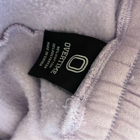 Overtime Lavender Classic Sweatpants Joggers Size Small - Picture 7 of 7